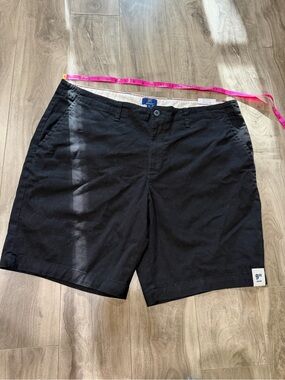 George Black Flat Front Men's Chino Shorts